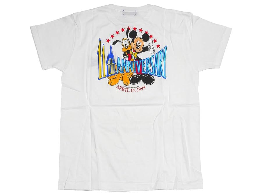 希少　DISNEY DISNEYLAND フォトt tシャツ ミッキー XL 希少 ミッキーマウス Tシャツ 80s ミッキー DISNEY ディズニー